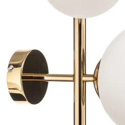 ALDEX Væglampe Dione, 3 lyskilder, guld