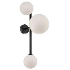 ALDEX Væglampe Dione, 3 lyskilder, sort