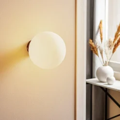 Væglampe Dione, vægbeslag sort^ALDEX Online