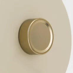 ORION Væglampe Dotty, khaki, fleksibel arm, dæmper, GU10