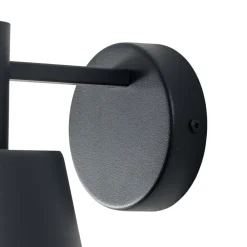 Væglampe Dunka, antracit 1 lyskilde, stål, højde 17 cm^SIGMA New