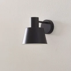 SIGMA Væglampe Dunka i metal, 1 lyskilde, sort