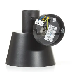 SIGMA Væglampe Dunka i metal, 1 lyskilde, sort