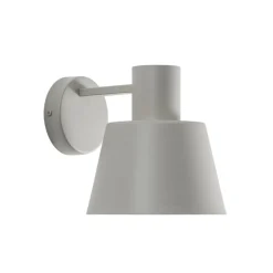 Væglampe Dunka, taupe, 1 lyskilde, stål, E27, højde 17 cm^SIGMA Online