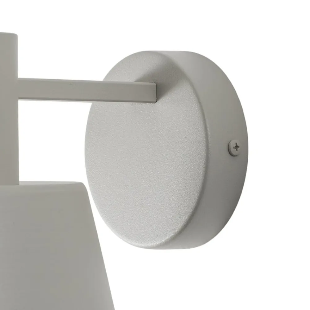 Væglampe Dunka, taupe, 1 lyskilde, stål, E27, højde 17 cm^SIGMA Online