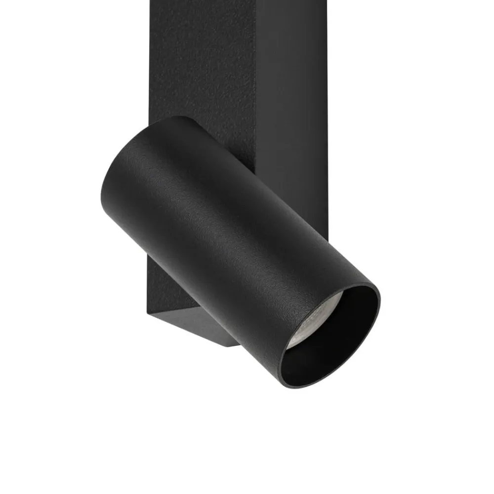 Nowodvorski Lighting Gang|Pendellamper>Væglampe EASY RIGHT, sort Bredde 80 cm Metal GU10 + LED