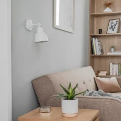 Euluna Væglampe Emoti, 1 lyskilde, hvid