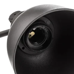 Væglampe Emoti, 1 lyskilde, sort^Euluna Outlet