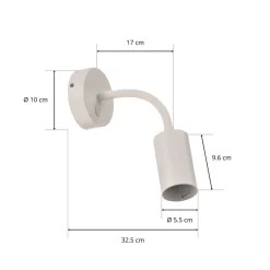 Nowodvorski Lighting Væglampe Eye Flex S, hvid