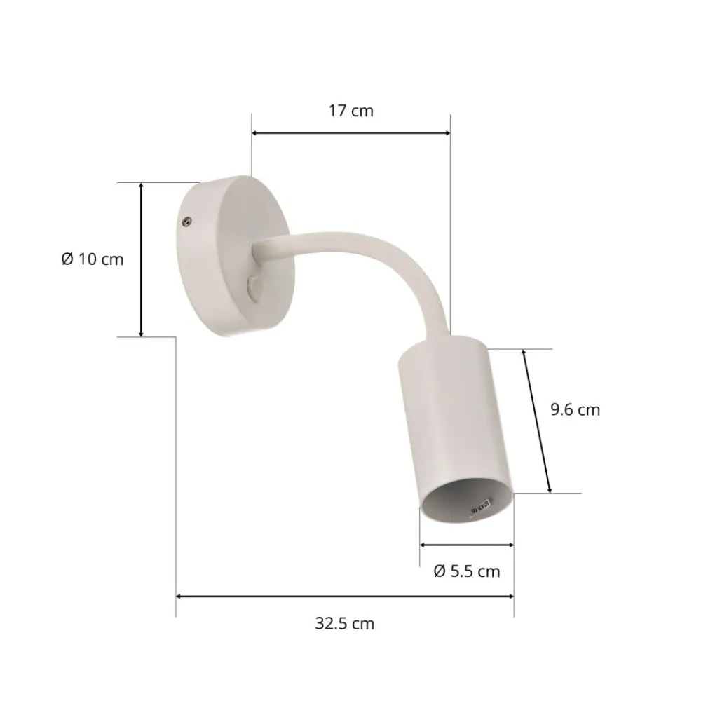 Nowodvorski Lighting Væglampe Eye Flex S, hvid