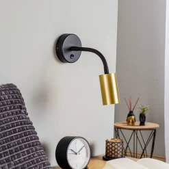 Nowodvorski Lighting Væglamper>Væglampe Eye Flex S, messing