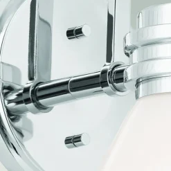 Væglampe Farum 1, kromfarvet, stål, glas, G9^KICHLER Best