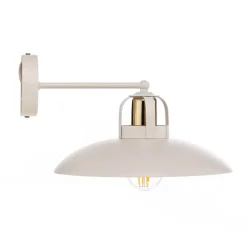 Eko-Light Væglampe Felix, hvid/guld