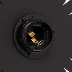 Opviq Væglampe Fellini MR-987 hulmønster Ø50cm sort