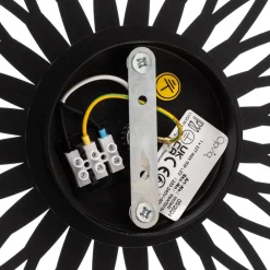 Opviq Væglampe Fellini MR-987 hulmønster Ø50cm sort