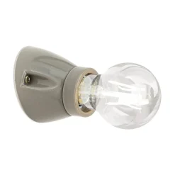 Væglampe Frost, gau, keramik, E27^ORION