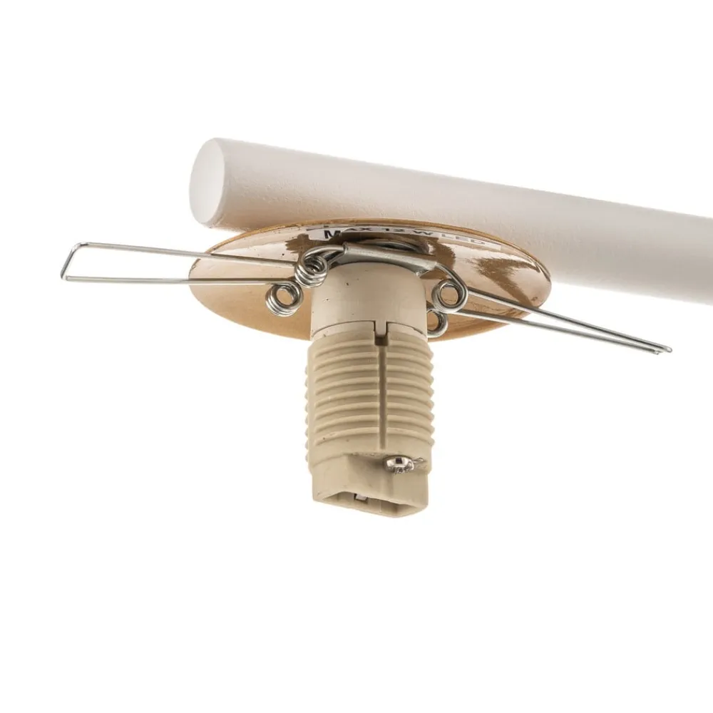 SIGMA Væglampe Gama i hvid med glaskugle