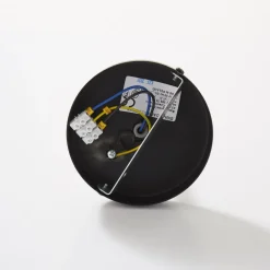 SIGMA Væglampe Gama i sort med glaskugle