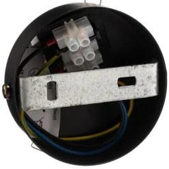 EMIBIG LIGHTING Væglampe Glassy, sort, ravfarvet, glas, E14, Ø 14 cm