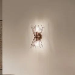 Opviq Væglampe GMN-000010 op/ned kobber