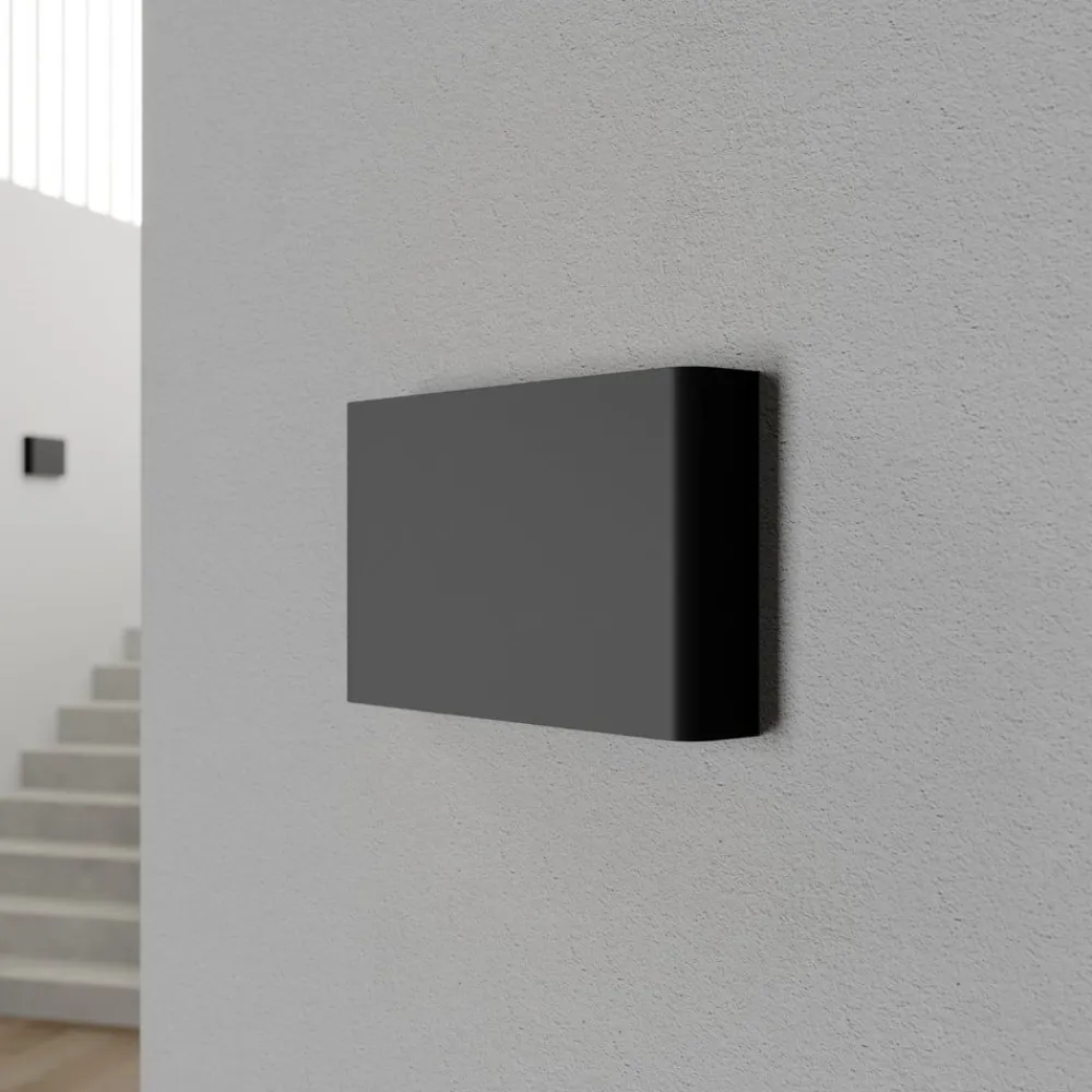 Nowodvorski Lighting Væglamper|Væglamper>Væglampe Haga, 3 stk., grafit, G9, op/ned, 15 cm høj