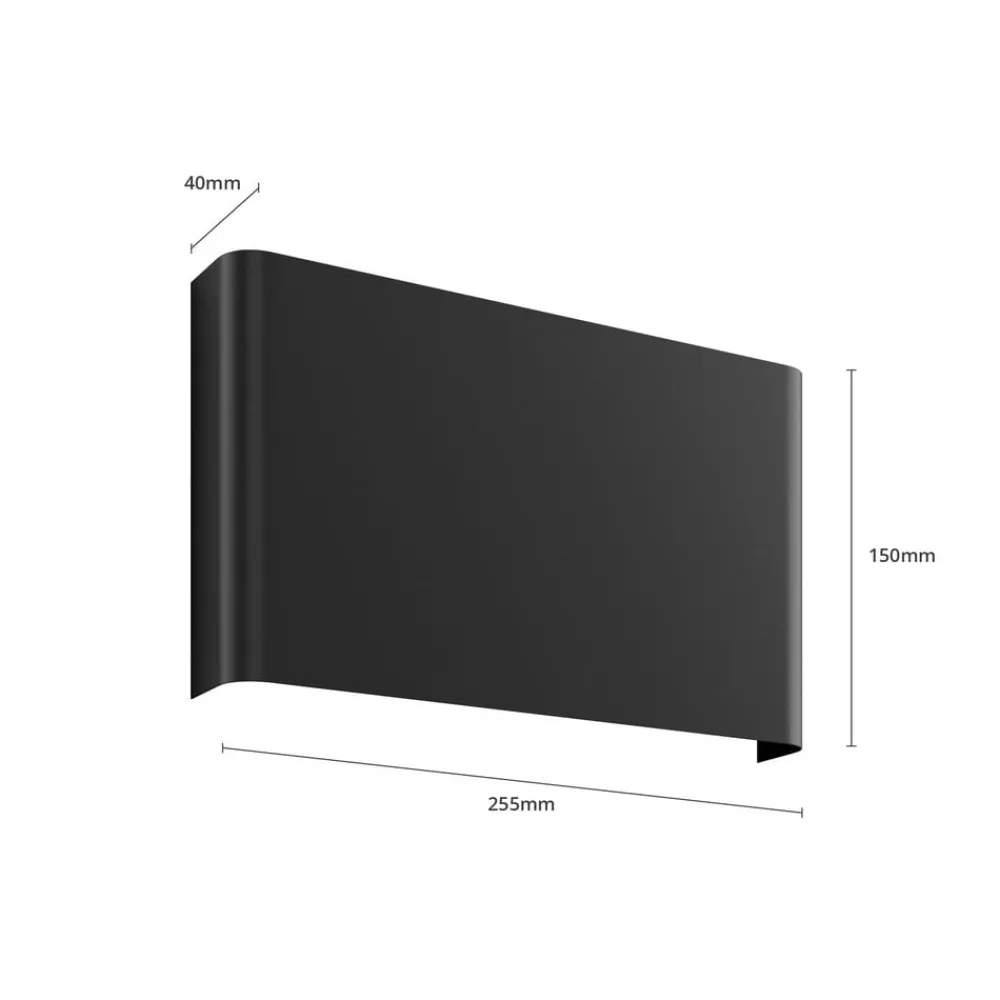 Nowodvorski Lighting Væglamper|Væglamper>Væglampe Haga, 3 stk., grafit, G9, op/ned, 15 cm høj