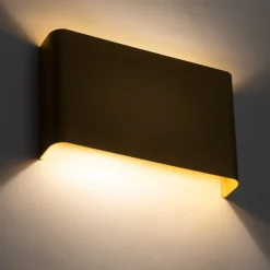 Væglampe Haga, guldfarvet, metal, 25 cm bred, G9^Nowodvorski Lighting Discount