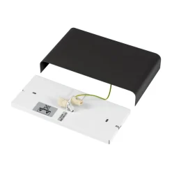 Væglampe Haga, mørkegrå, metal, 25 cm bred, G9^Nowodvorski Lighting