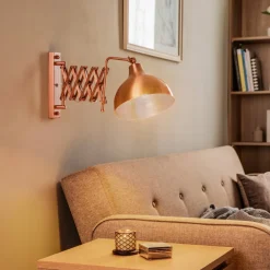 Avonni Væglampe HAP-9082-CPR med skærarme, kobber