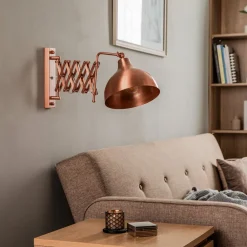 Avonni Væglampe HAP-9082-CPR med skærarme, kobber