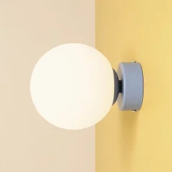 Væglampe Joel, blå/hvid, 1 lyskilde^ALDEX Online