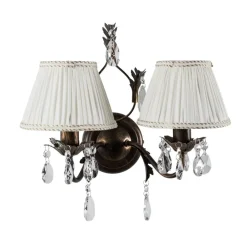 ONLI Væglampe Karen 2 lyskilder bronze