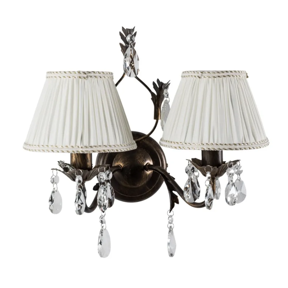 ONLI Væglampe Karen 2 lyskilder bronze