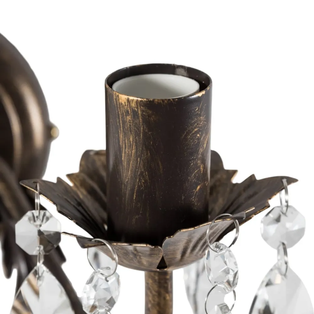 ONLI Væglampe Karen 2 lyskilder bronze