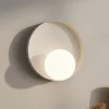 Væglampe Kido K1, beige, stål/glas, Ø 20 cm^EMIBIG LIGHTING Hot