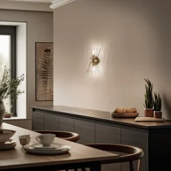 Opviq Væglampe Kirpi 3092 op/ned bredde 23cm guld