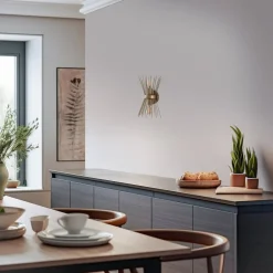 Opviq Væglampe Kirpi 3092 op/ned bredde 23cm guld