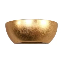 Væglampe Kolja med guldfoliefinish^Lindby Clearance