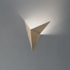 Opviq Væglampe Kus, guld, metal, højde 34 cm, G9