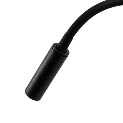 TK Lighting Væglampe Lagos, 45 cm, sort, læselampe, justerbar, G9