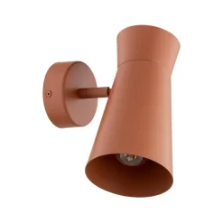 Argon Væglamper>Væglampe Lotta, terracotta, spotlight, stål, justerbar