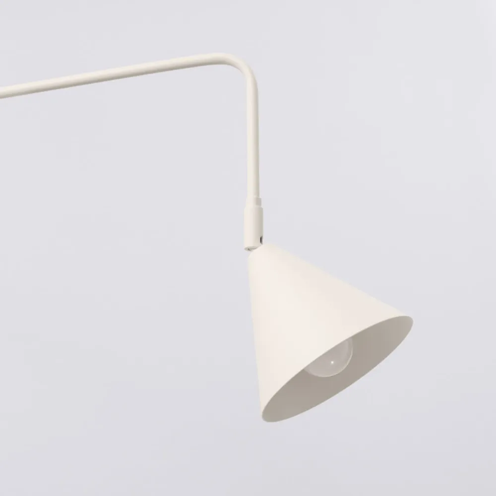 SOLLUX LIGHTING Væglamper|Væglamper>Væglampe LYS, beige, Ø 14 cm, metal, stik, E14