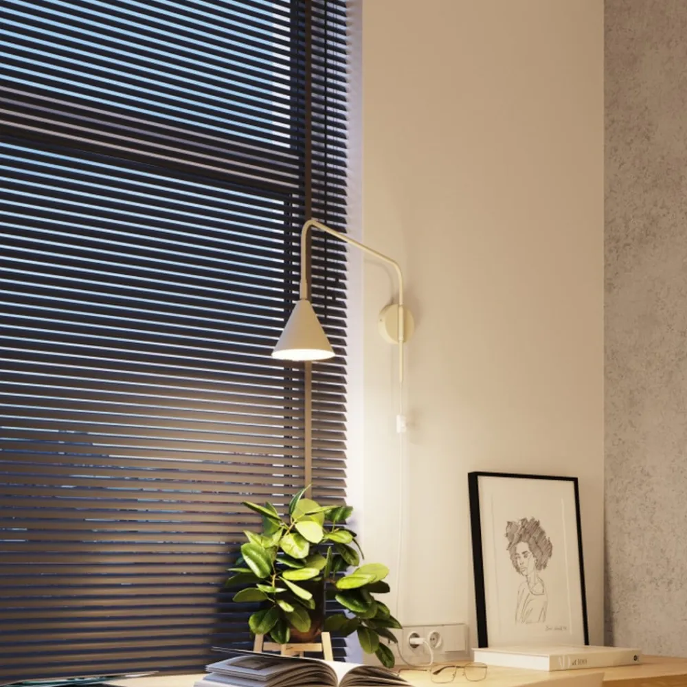 SOLLUX LIGHTING Væglamper|Væglamper>Væglampe LYS, beige, Ø 14 cm, metal, stik, E14