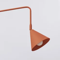 SOLLUX LIGHTING Væglampe LYS, okker, Ø 14 cm, metal, stik, E14