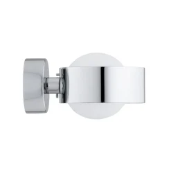 Væglampe Mado, stål kromfarvet, glas opal, 1 lyskilde^Argon Best