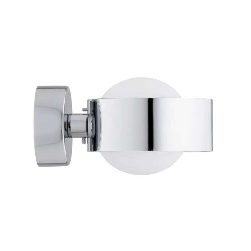 Væglampe Mado, stål kromfarvet, glas opal, 1 lyskilde^Argon Best