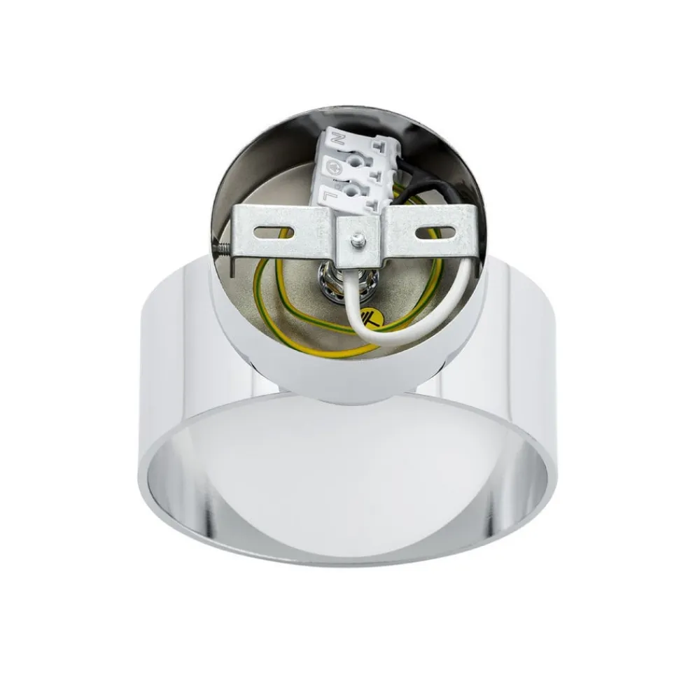 Væglampe Mado, stål kromfarvet, glas opal, 1 lyskilde^Argon Best