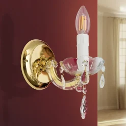 Væglampe Marie Claire, krystalglas, 1 lyskilde^ORION Outlet