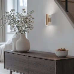 Argon Væglampe Marion Plus, guld, GU10, stål, højde 18 cm