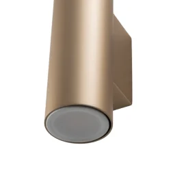 Argon Væglampe Marion Plus, guld, GU10, stål, højde 18 cm